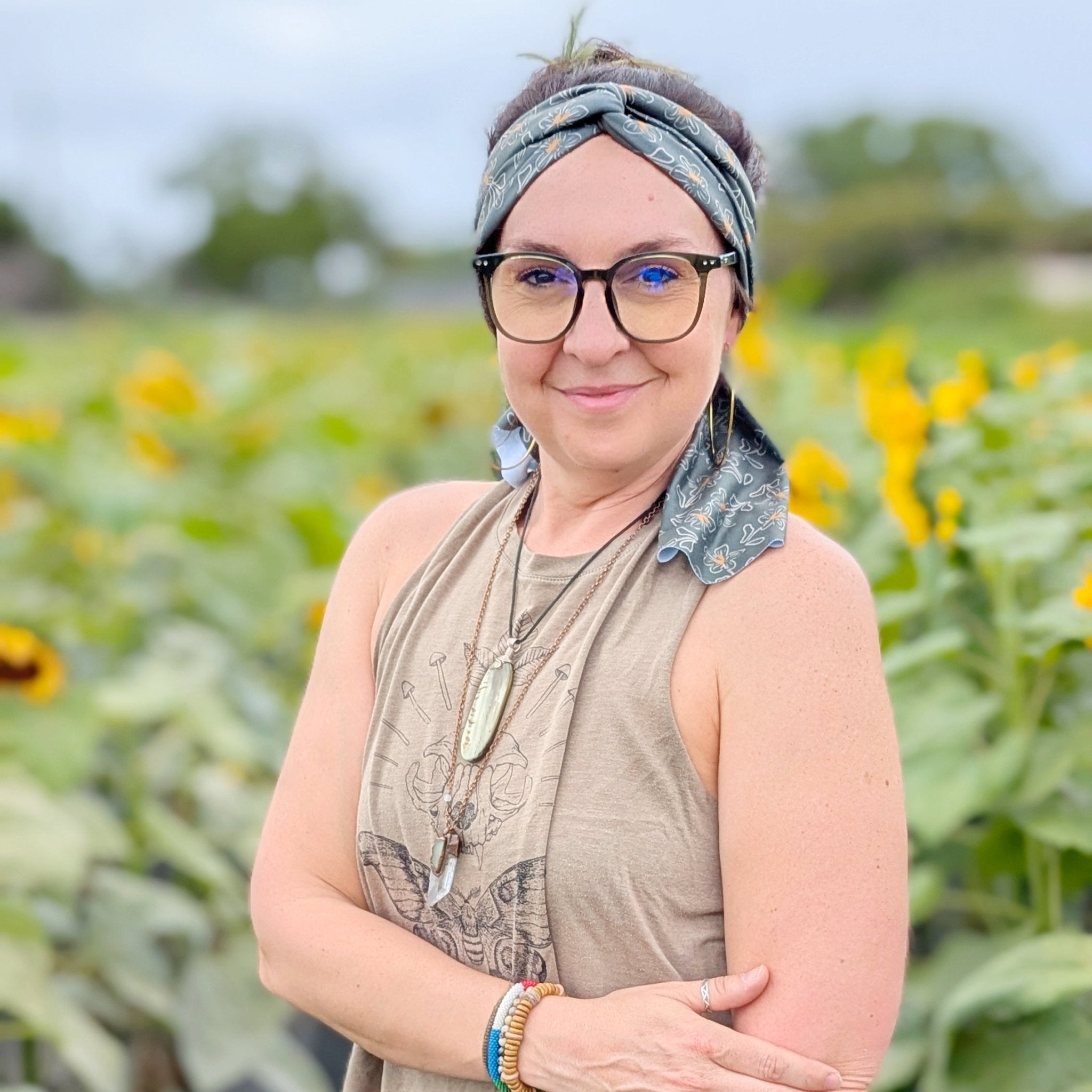 Anais Floral Wrap Headband - The Sassy Olive