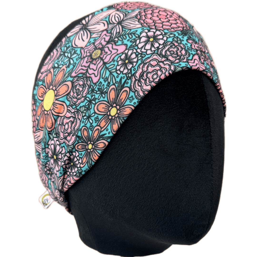 Angela’s Floral Green Stretch Headband - The Sassy Olive