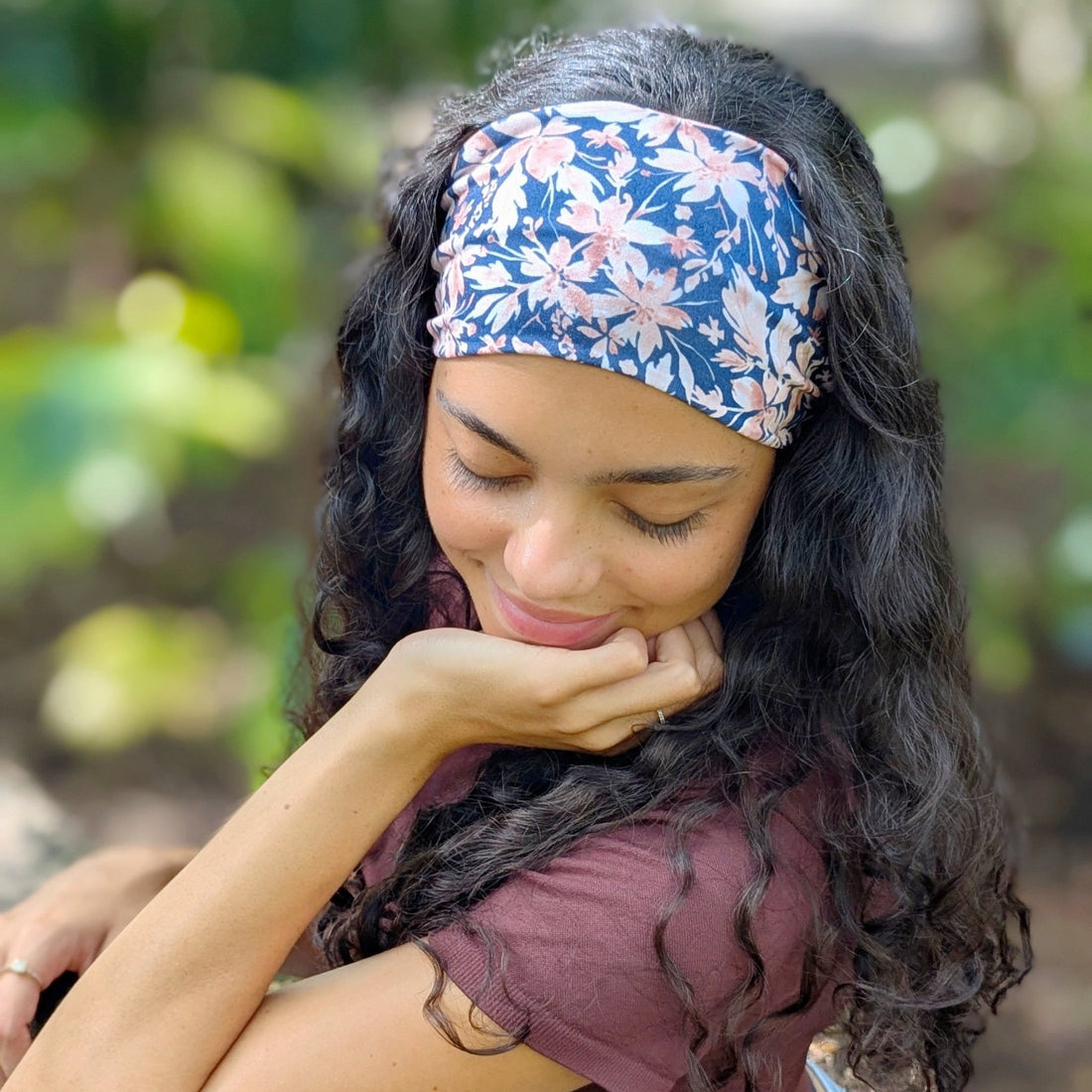 Antique Garden Stretch Headband - The Sassy Olive