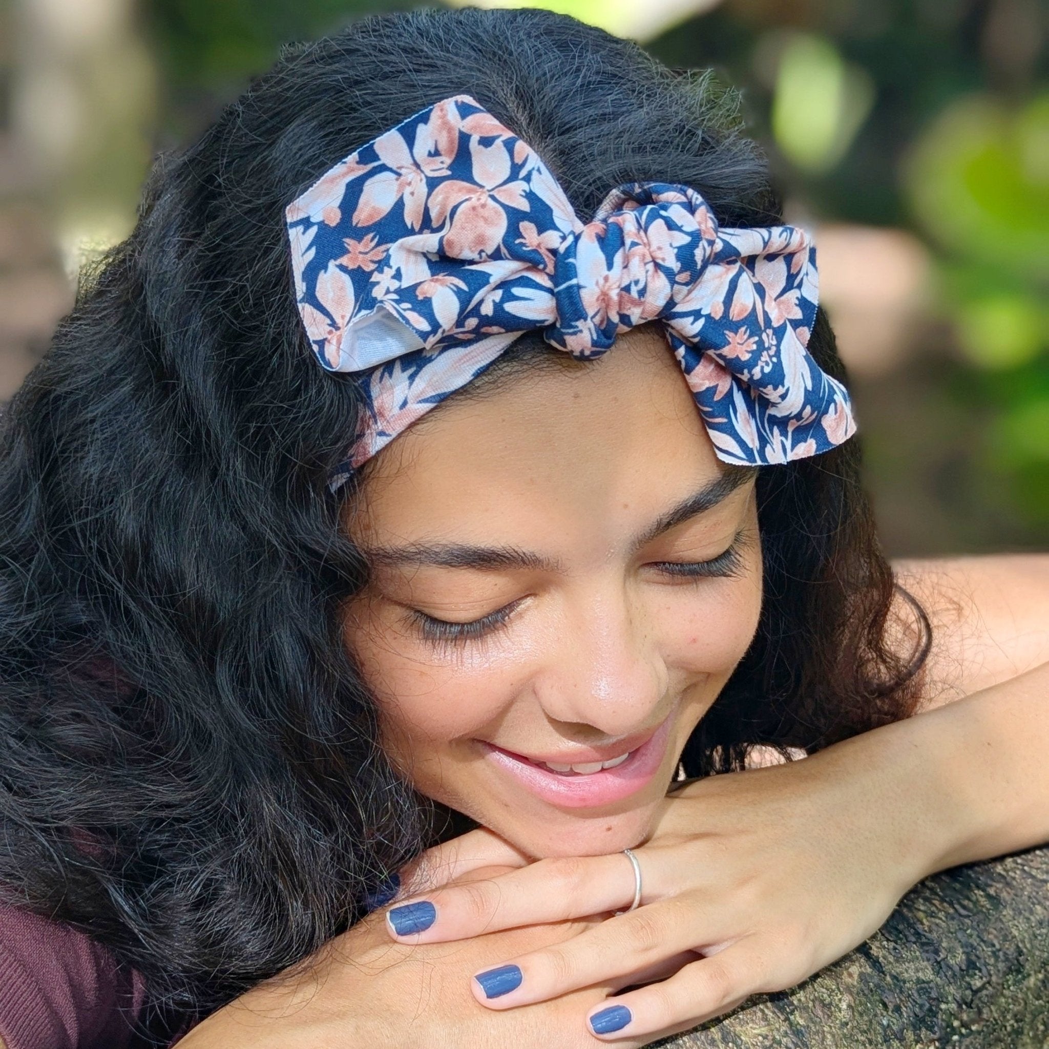 Antique Garden Top Knot Headband - The Sassy Olive