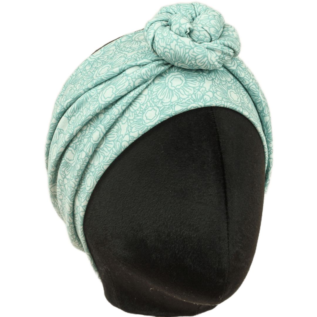 Arizona Blue Floral Wrap Headband - The Sassy Olive