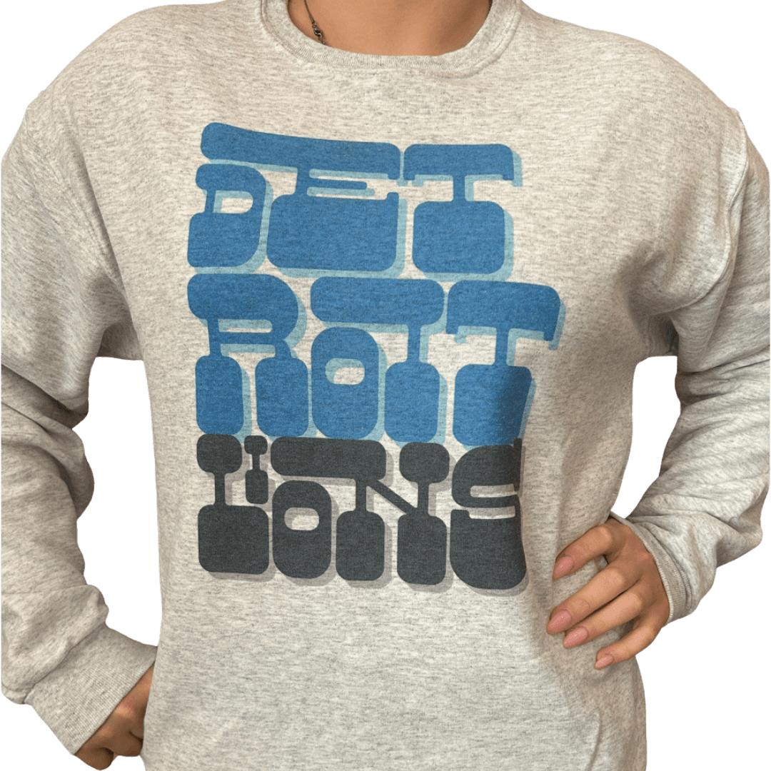 Atomic Detroit Ash Grey Crew - The Sassy Olive