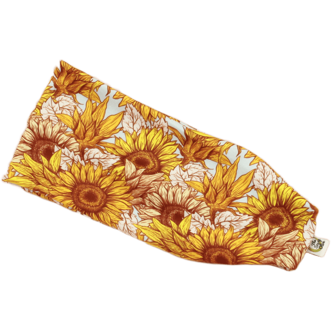 Audrey Sunflowers Stretch Headband - The Sassy Olive