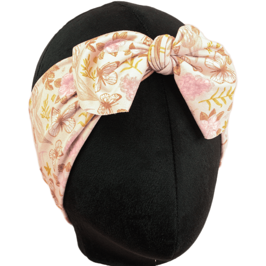 Aunt Gatie Floral Top Knot Headband - The Sassy Olive
