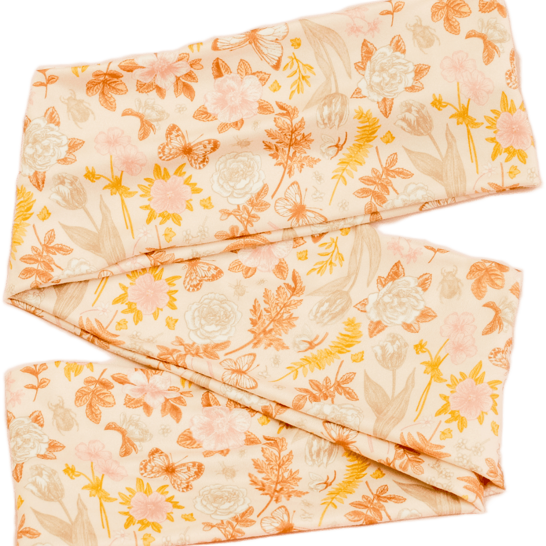 Aunt Gatie Floral Wrap Headband - The Sassy Olive