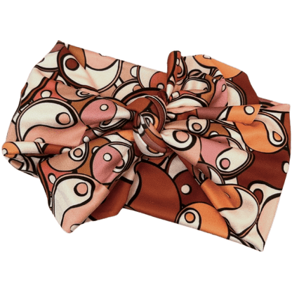 Autumn Yin Yang Top Knot Headband - The Sassy Olive