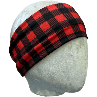 Basic Buffalo Plaid Stretch Headband - The Sassy Olive