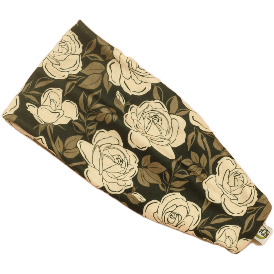 Basic Roses Stretch Headband - The Sassy Olive