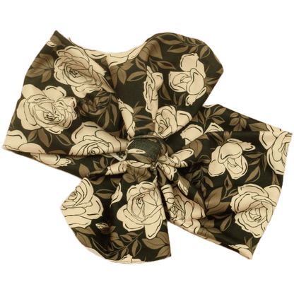 Basic Roses Top Knot Headband - The Sassy Olive