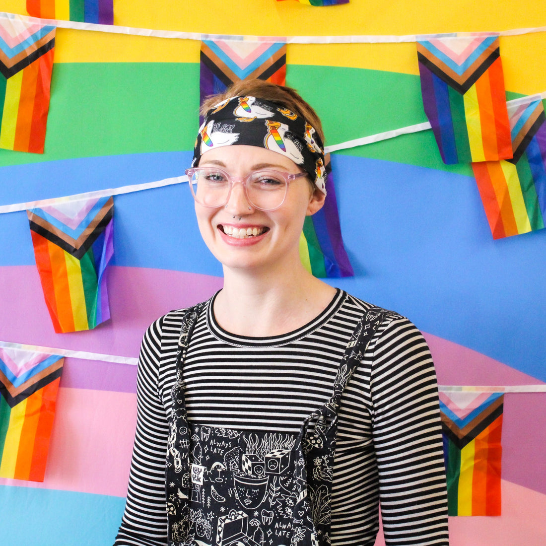 Be Gay Do Crime Stretch Headband - The Sassy Olive