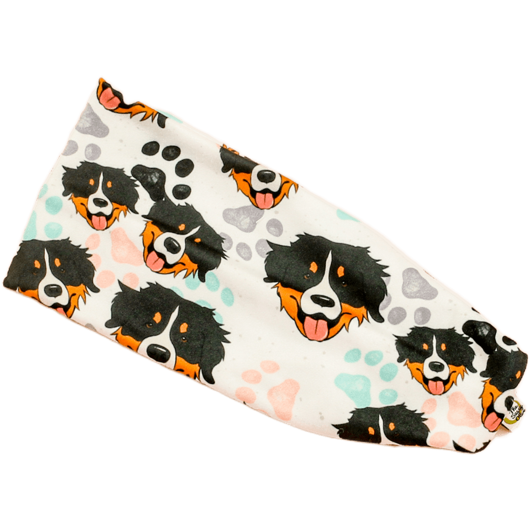 Bernese Mountain Dog Stretch Headband - The Sassy Olive