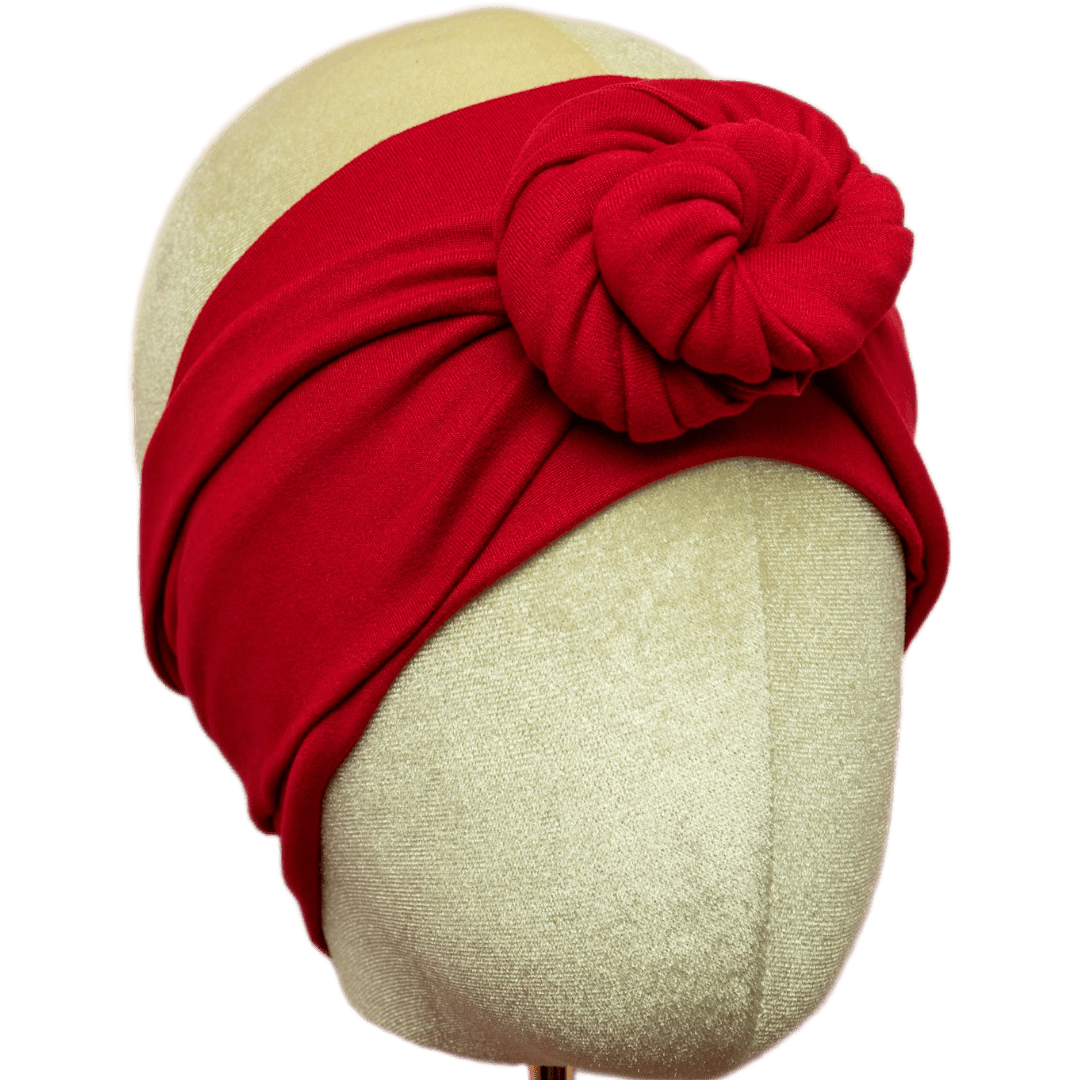 Berry Red Solid Wrap Headband - The Sassy Olive