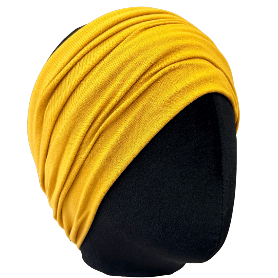 Bestie Solid Mustard Yellow Boho Buff - The Sassy Olive