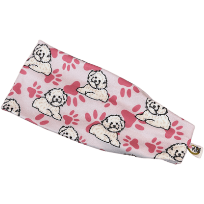 Bichon Frise Stretch Headband - The Sassy Olive