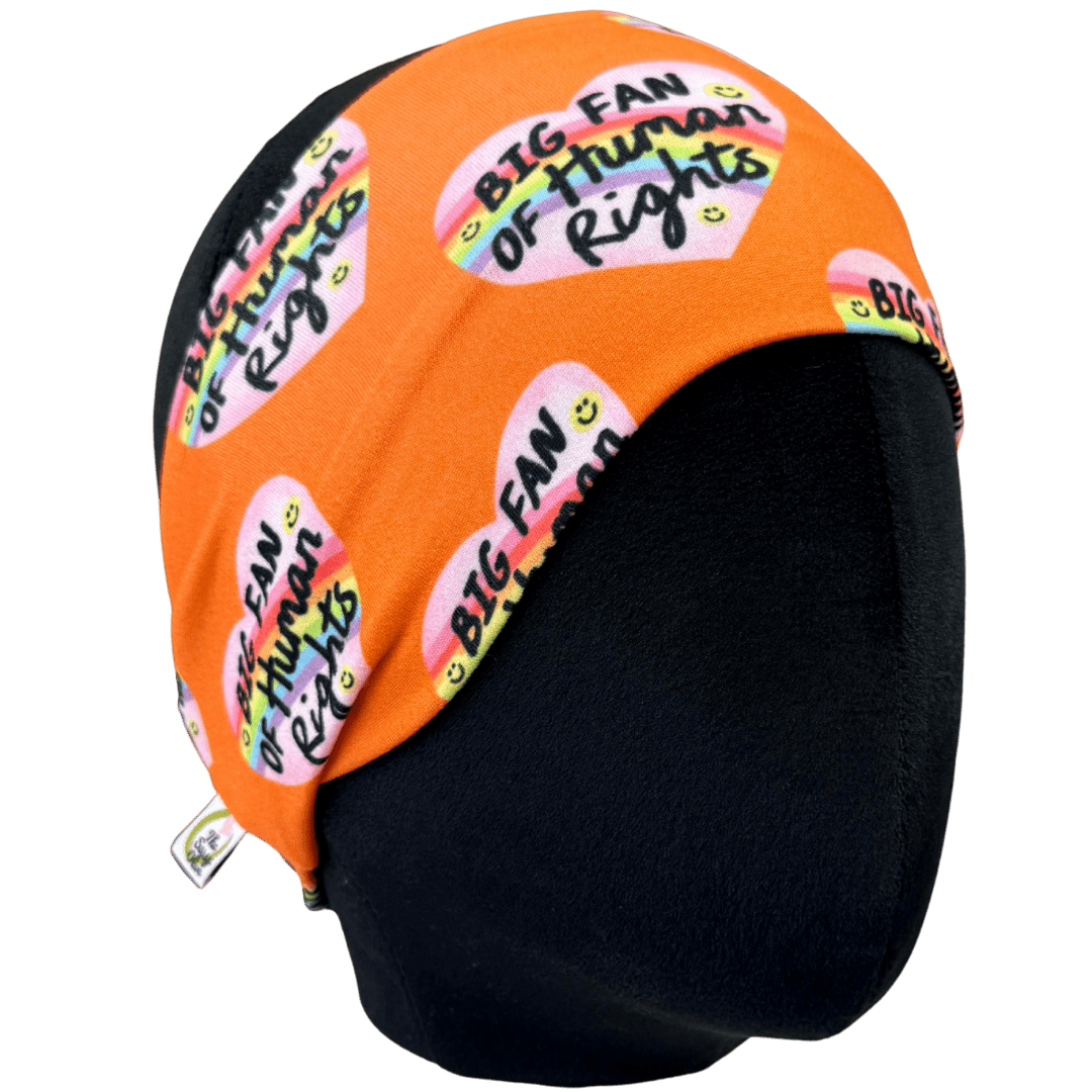 Big Fan of Human Rights Stretch Headband - The Sassy Olive