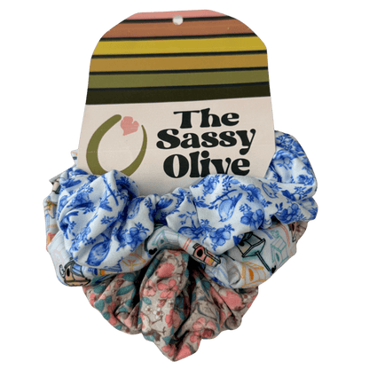 Bird Watching Scrunchie Three Pack - The Sassy Olive
