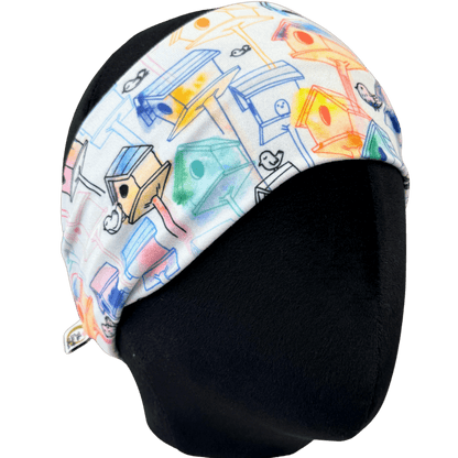 Birdhouses Stretch Headband - The Sassy Olive