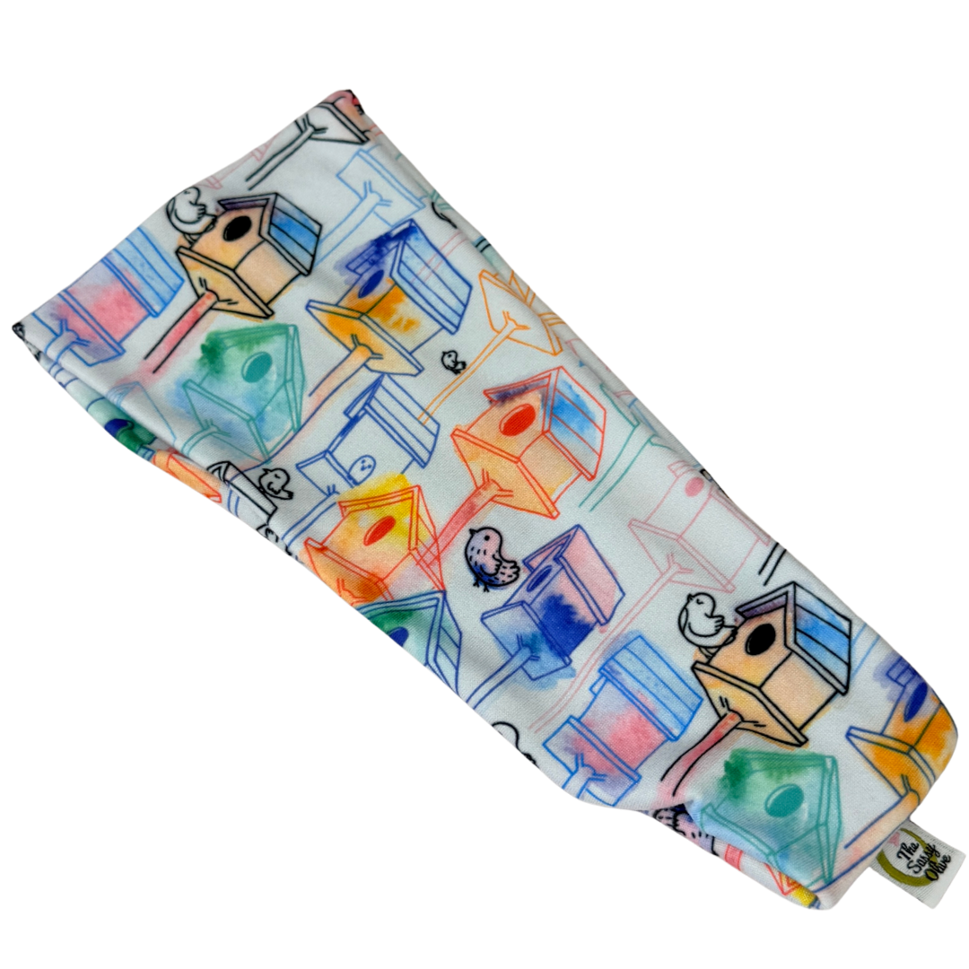 Birdhouses Stretch Headband - The Sassy Olive