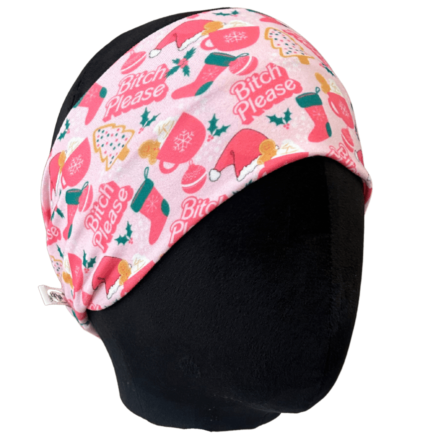 Bitch Please (Naughty) Stretch Headband - The Sassy Olive