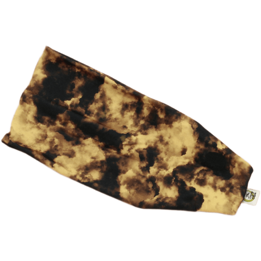 Black and Gold Stretch Headband - The Sassy Olive