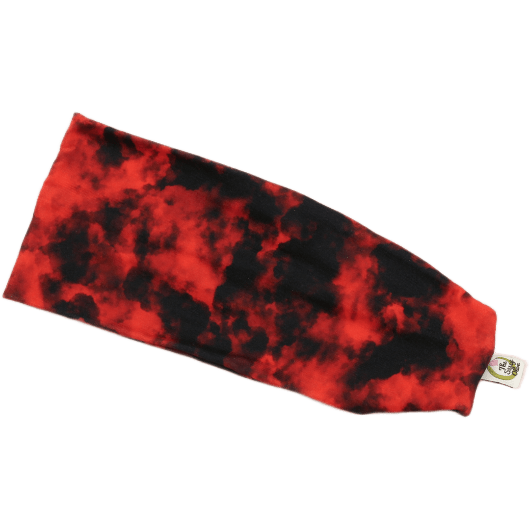 Black and Red Stretch Headband - The Sassy Olive