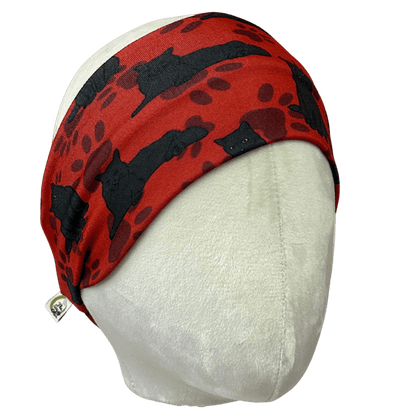 Black Cat Energy Stretch Headband - The Sassy Olive
