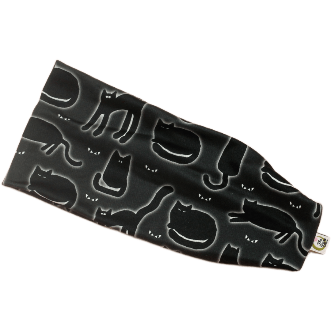 Black Cats Stretch Headband - The Sassy Olive