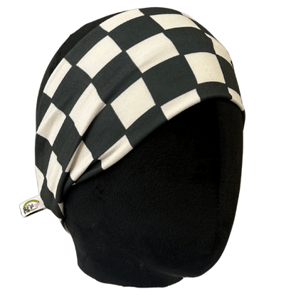 Black Ivory Checker Stretch - The Sassy Olive