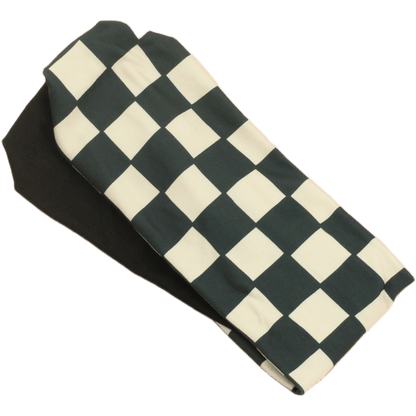 Black Ivory Checker Twist Headband - The Sassy Olive