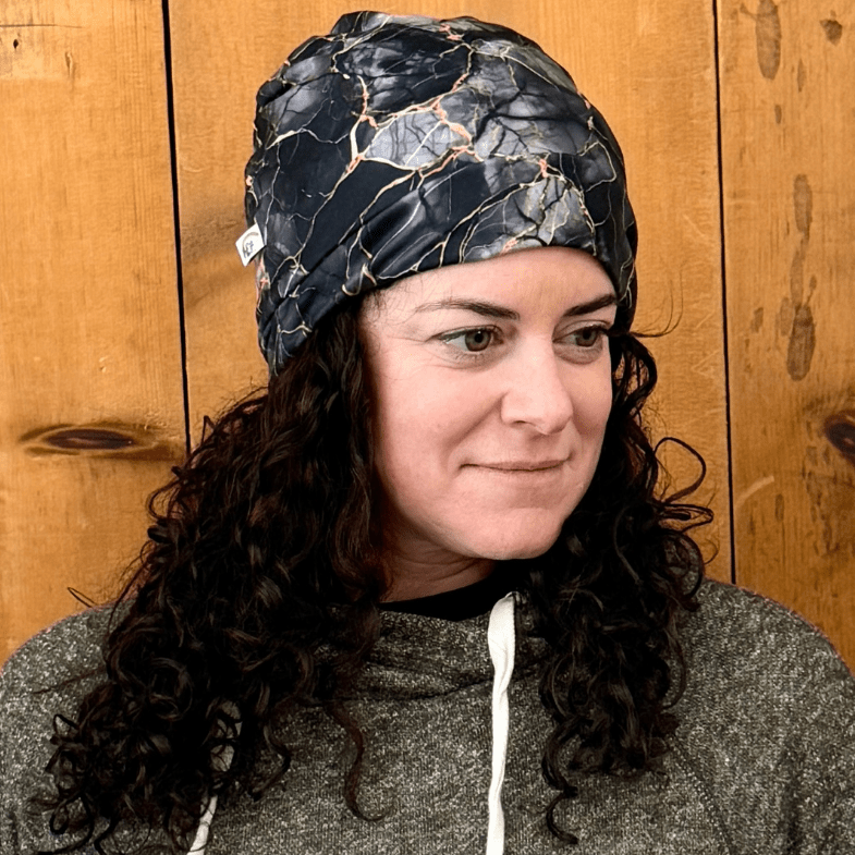 Black Marble Benzie Cap - The Sassy Olive