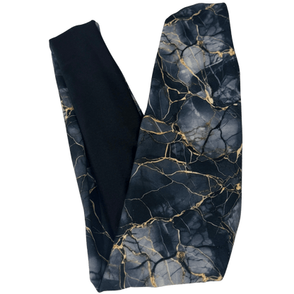 Black Marble Twist Headband - The Sassy Olive