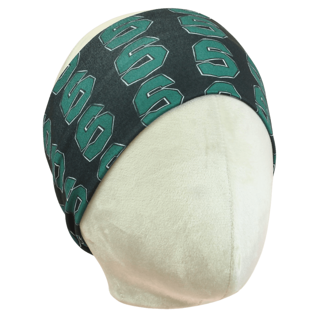 Black Michigan State Stretch Headband - The Sassy Olive