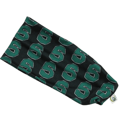 Black Michigan State Stretch Headband - The Sassy Olive