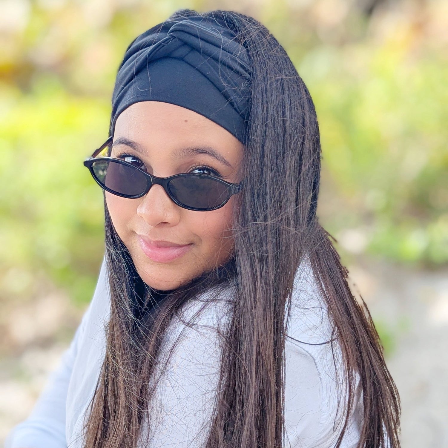 Black Solid Wrap Headband - The Sassy Olive