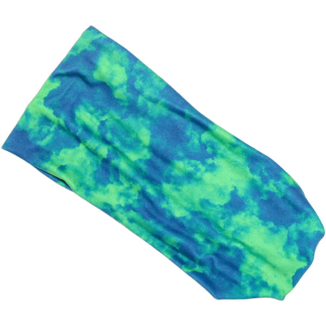 Blue and Green Stretch Headband - The Sassy Olive