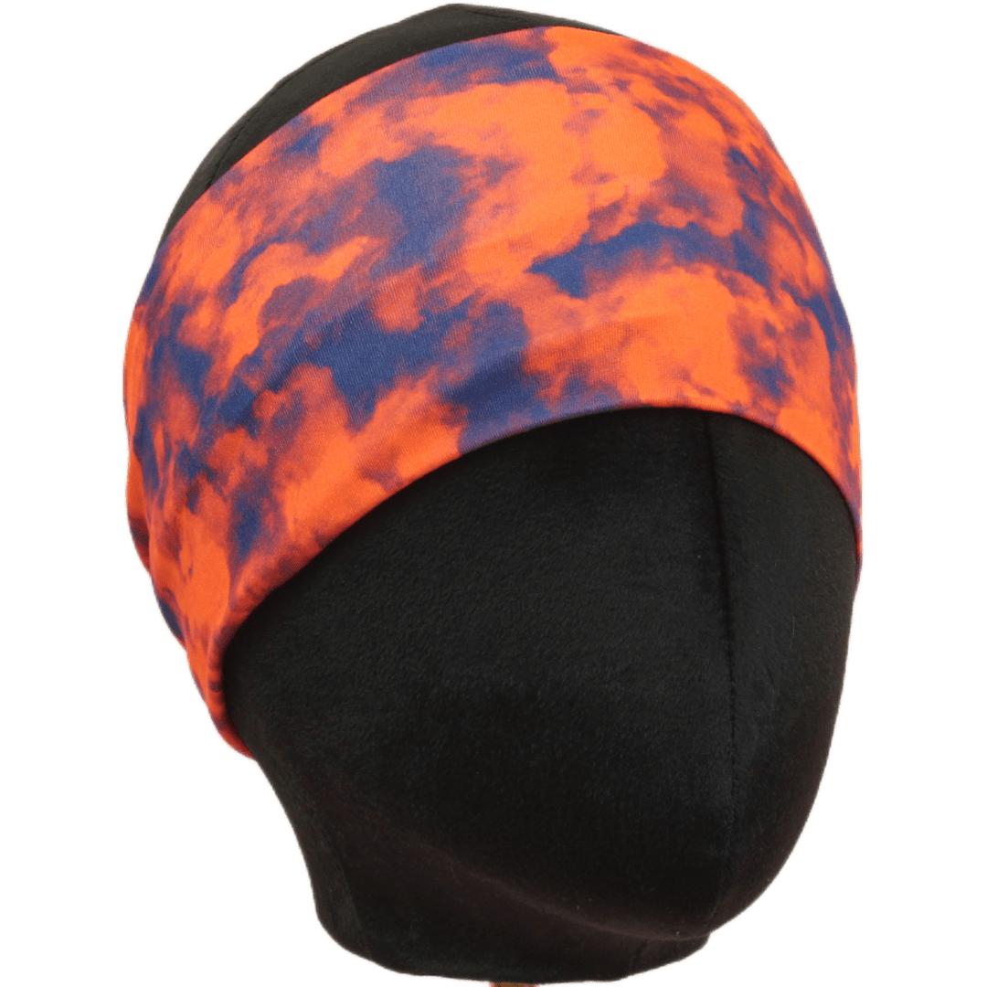 Blue and Orange Stretch Headband - The Sassy Olive