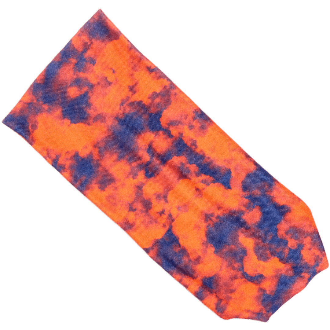 Blue and Orange Stretch Headband - The Sassy Olive