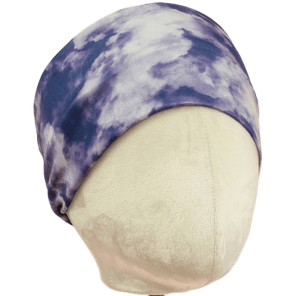 Blue and Silver Stretch Headband - The Sassy Olive