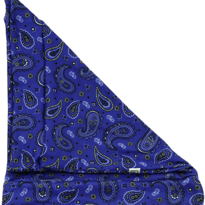 Blue Bandana Paisley Boho Buff - The Sassy Olive