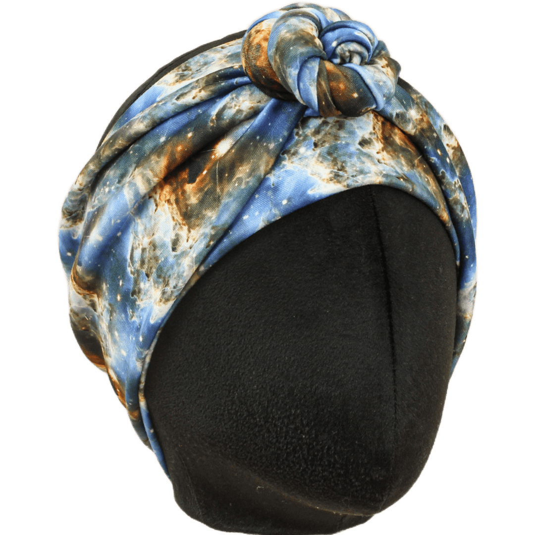 Blue Galaxy Wrap Headband - The Sassy Olive