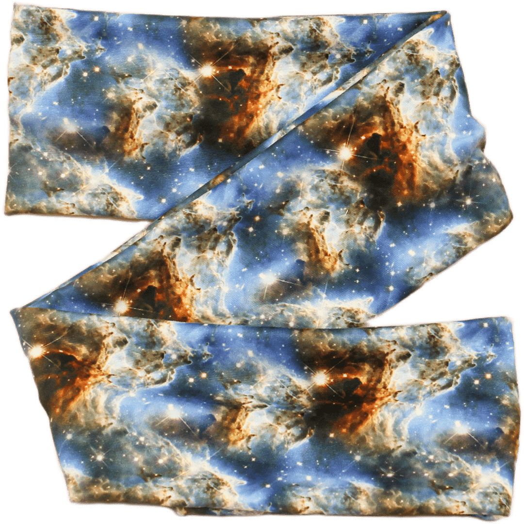 Blue Galaxy Wrap Headband - The Sassy Olive