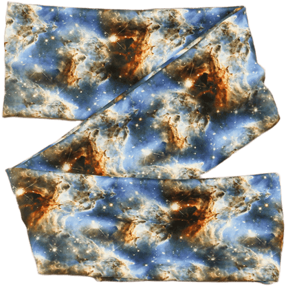 Blue Galaxy Wrap Headband - The Sassy Olive