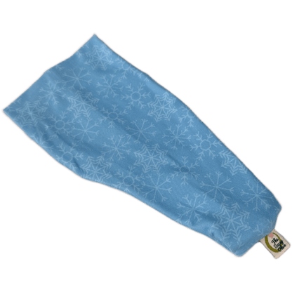Blue Snowflakes Stretch Headband - The Sassy Olive