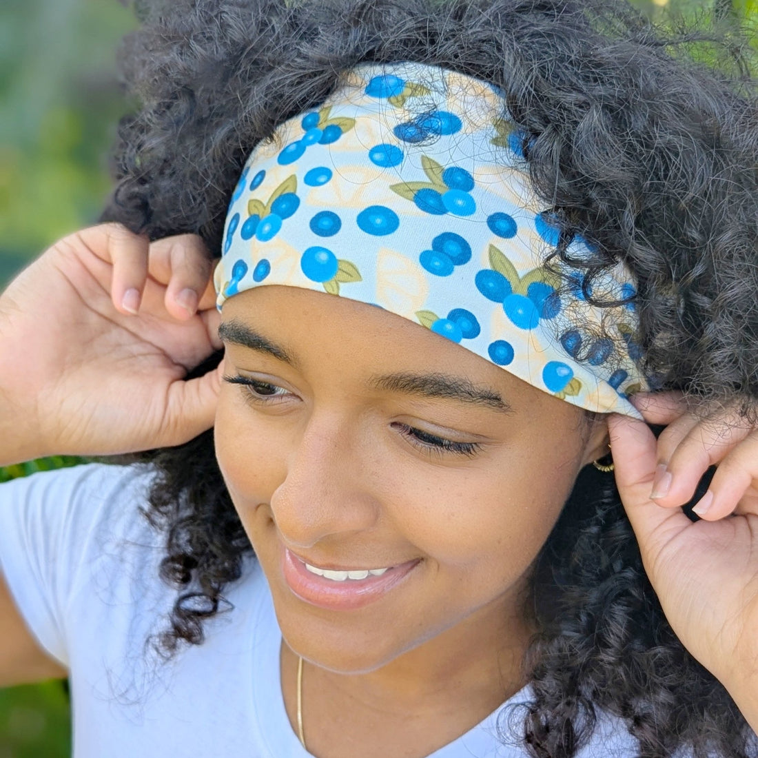 Blueberry Lemon Squeeze Stretch Headband - The Sassy Olive