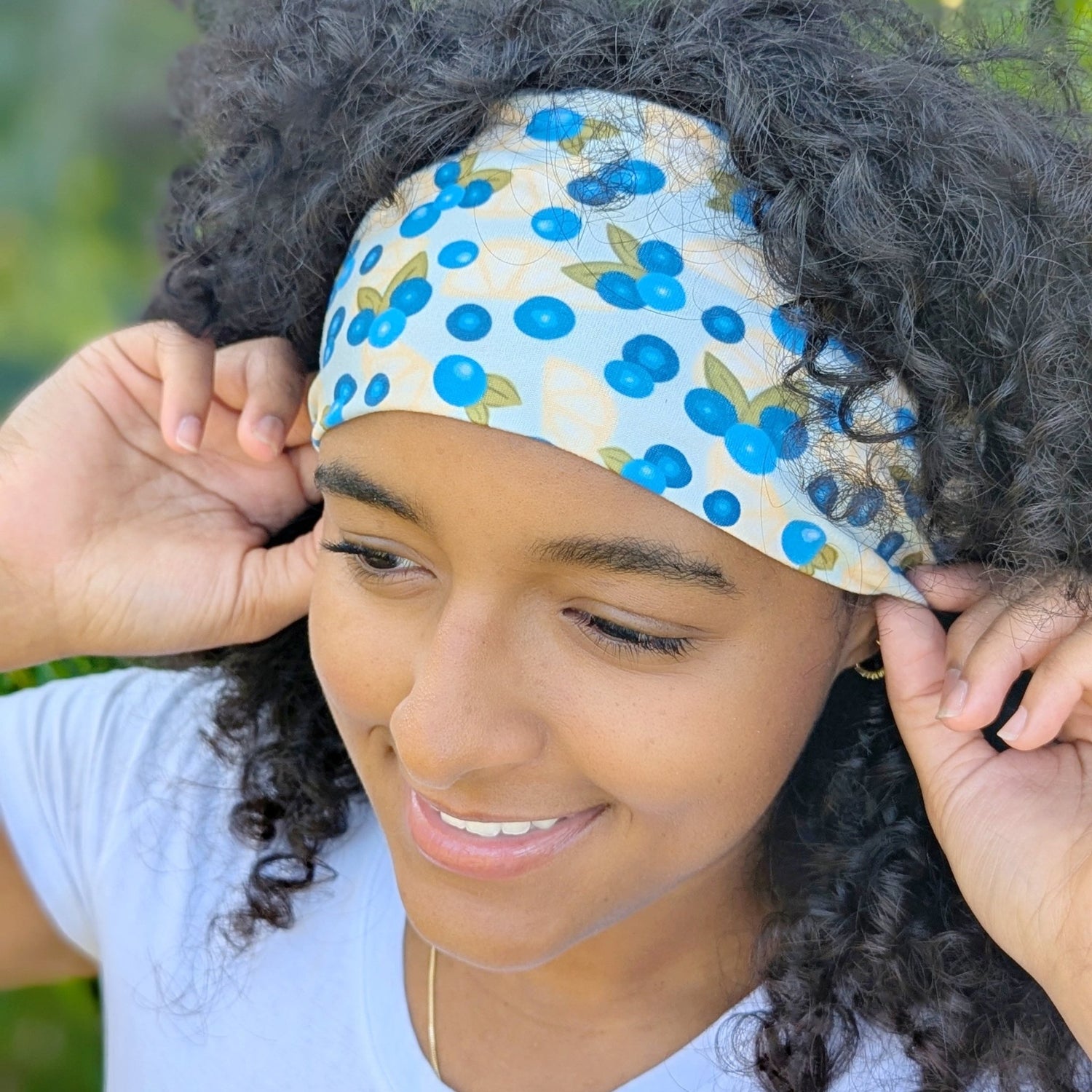Blueberry Lemon Squeeze Stretch Headband - The Sassy Olive
