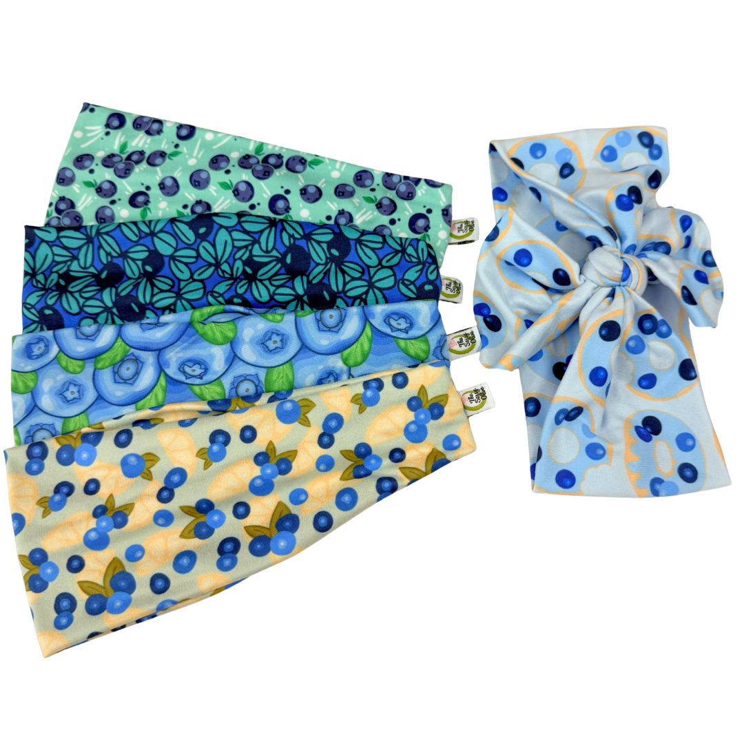 Blueberry Season Headband Bundle - The Sassy Olive