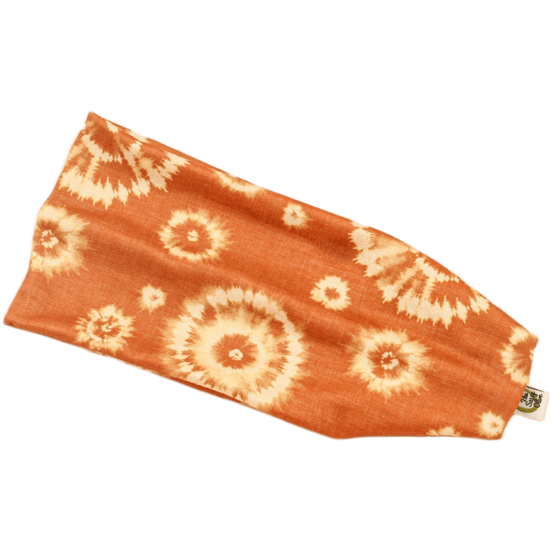 Blush Linen Tie Dye Stretch Headband - The Sassy Olive