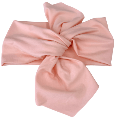 Blush Pink Solid Top Knot Headband - The Sassy Olive
