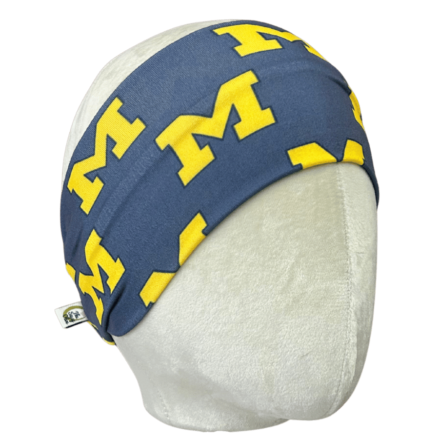Bo University of Michigan Stretch Headband - The Sassy Olive
