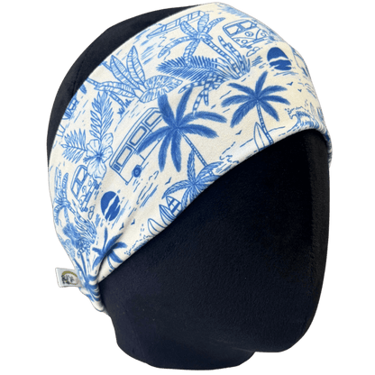 Boardwalk Blue Coastal Stretch Headband - The Sassy Olive